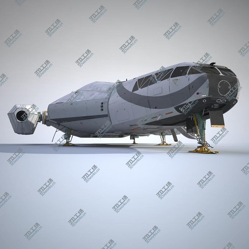 images/goods_img/202105072/3D Sci-Fi Scout Spaceship/2.jpg